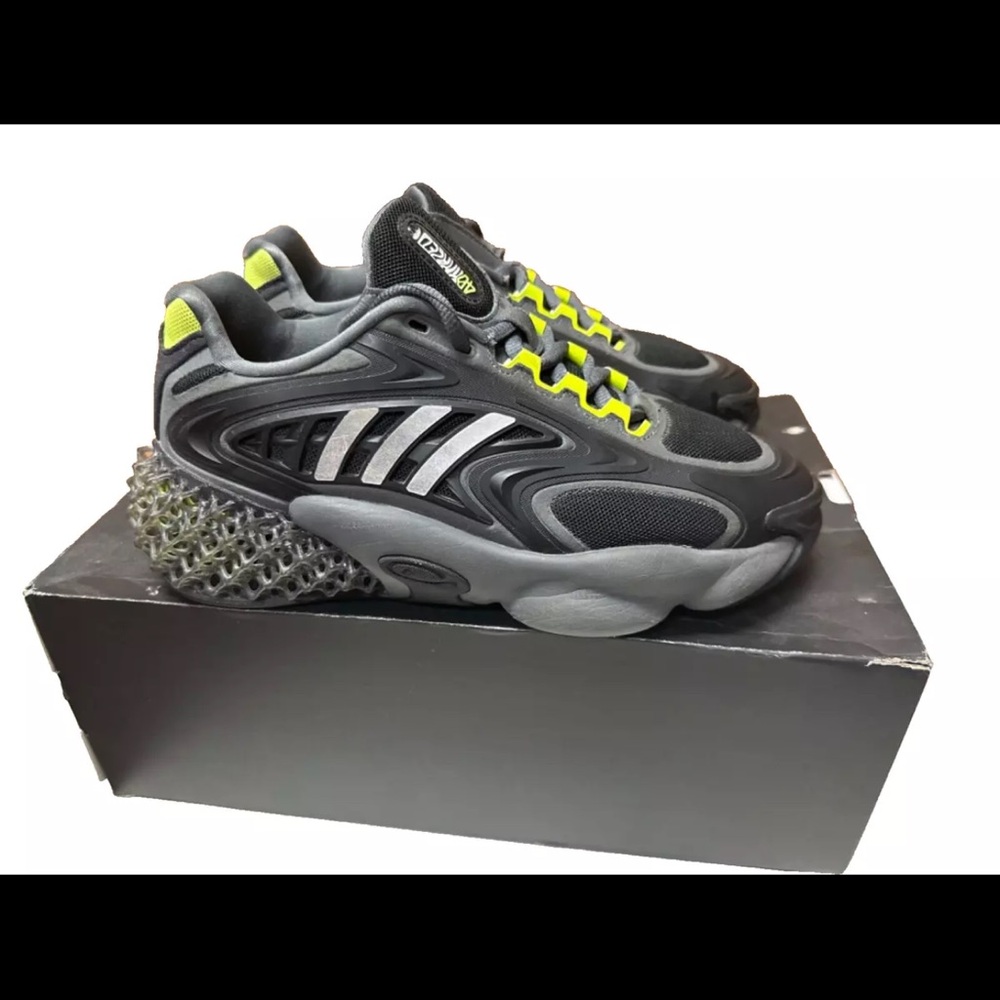 Adidas 4D Krazed Black Solar Yellow size 7.5